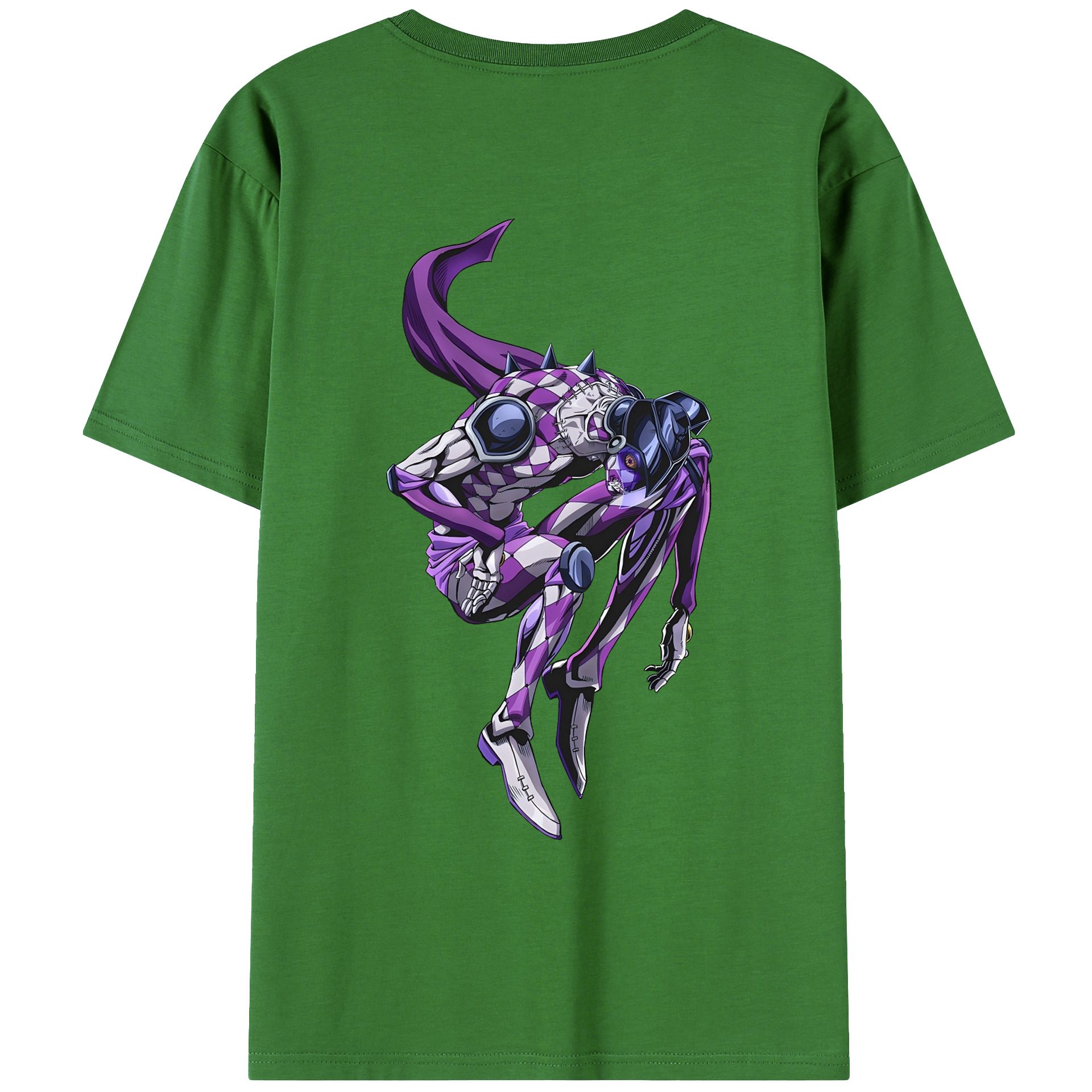 （画像用） ジョジョの奇妙な冒険 パンナコッタ?フー JoJo's Bizarre Adventure Pannacotta Fugo レディース半袖Tシャツ(バックプリント)